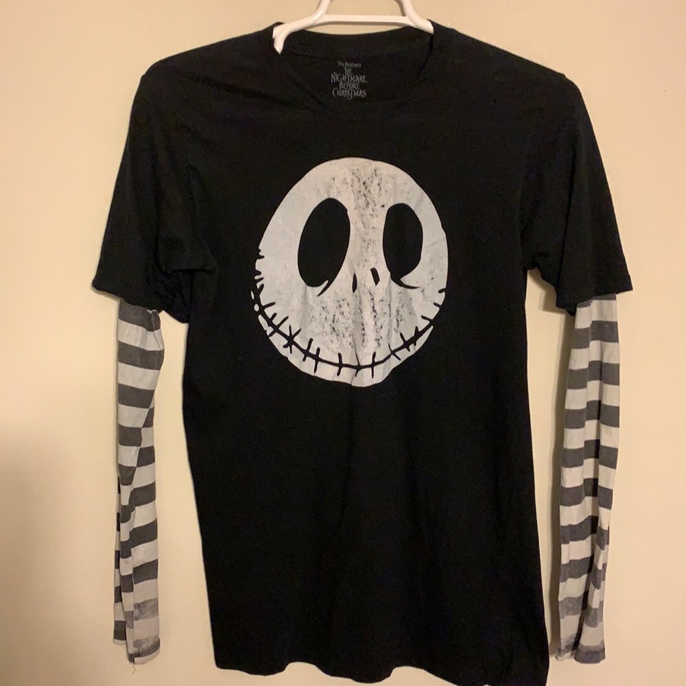 Nightmare before Christmas long sleeve shirt with thumb holes